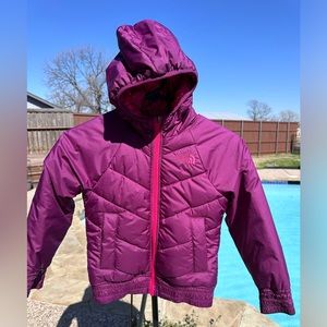 The North Face Reversible Puffer Jacket Girls Size 6.